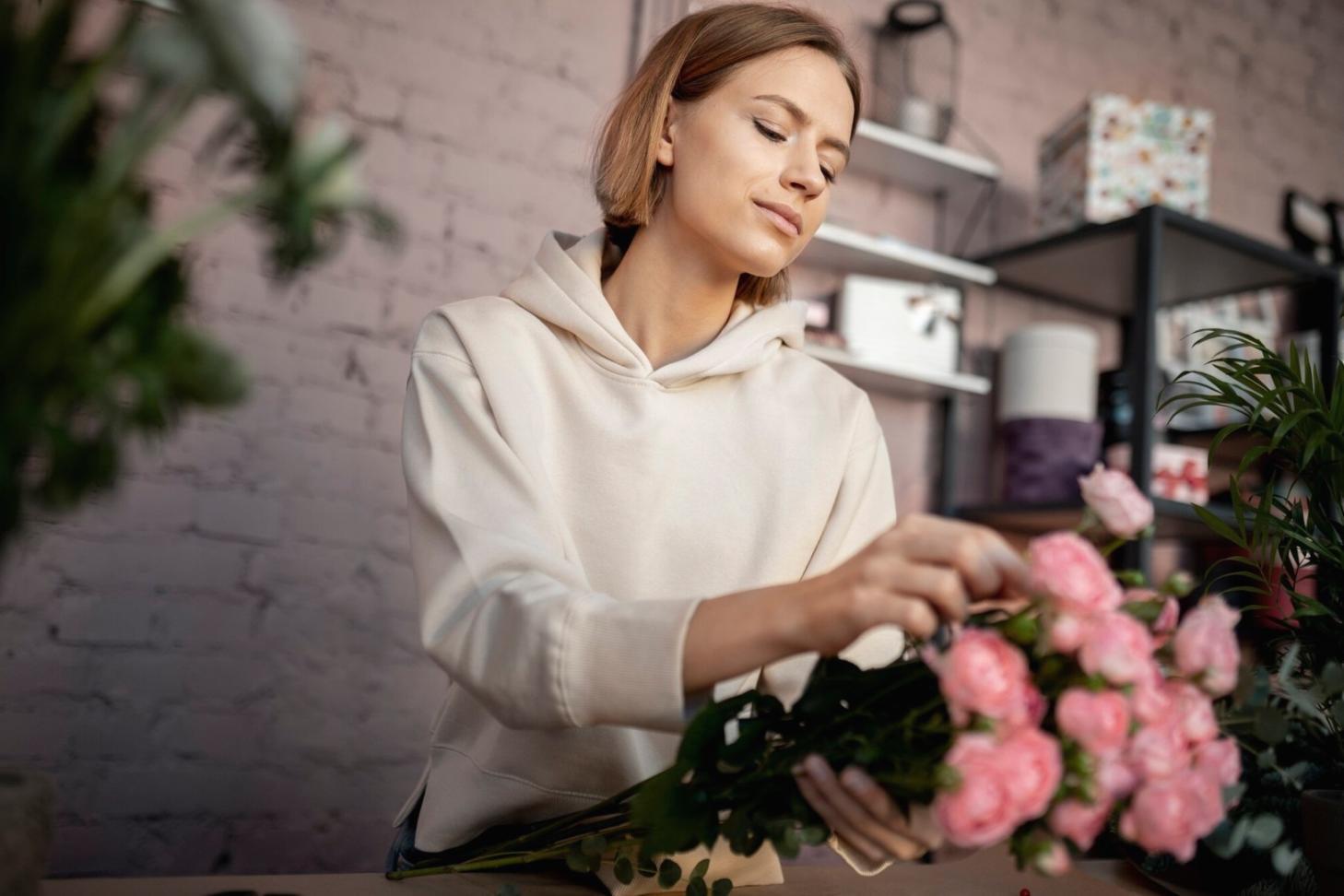 Seasonal flower selection
